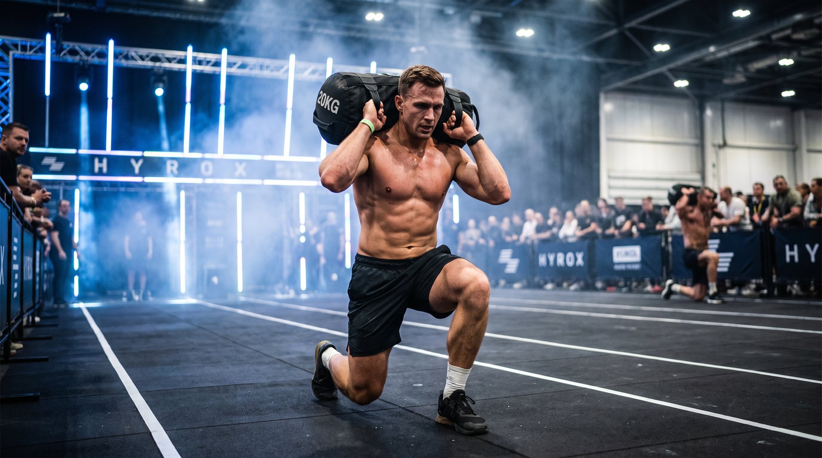 Sandbag Lunges: la estación que decide tus wall balls